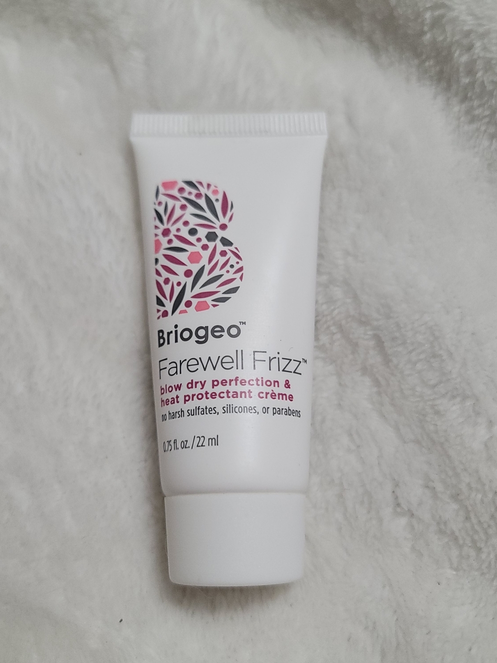 New Briogeo Farewell Frizz blow dry cream Heat Protectant Travel Argon Oil .75oz